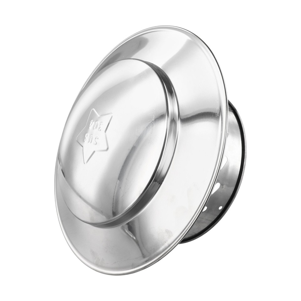 Chimney Cap Stainless Steel Roof Pipe Exhaust Hood Prevents Rain and