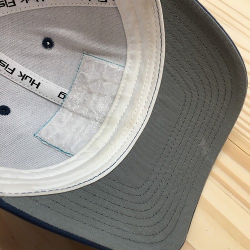Huk Fishing Yupoong Trucker Hat Mens Blue One Size Curved Brim Embroidered Logo - Picture 12 of 13