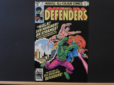 Marvel Comics:  THE DEFENDERS #78  Dec. 1979  Hulk, Valkyrie, Nighthawk, Hellcat