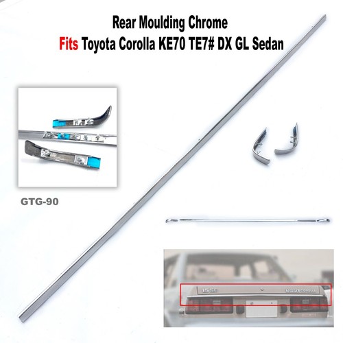 Rear Moulding Chrome Fits Corolla Sedan KE70 E70 TE7# DX GL - 第 1/11 張圖片