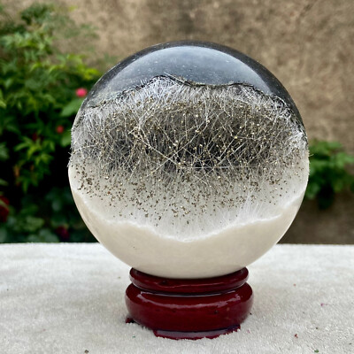2.3LB Rare iron ore Phosphorus Magnesium Mine Open Smile crystal ball Healing