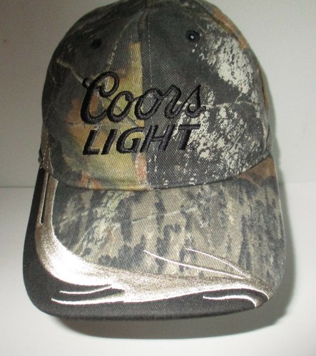 Coors Light Camo Hat OSFM Camouflage 
