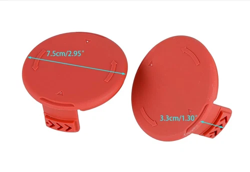 4x Red Grass Eater Spool Cap Cover For Hyper Tough Trimmer HT19-401-003-06 US - Picture 2 of 8