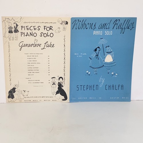 Vintage 1946 Bänder und Rüschen Klavier Solo Noten von Stephen Chalfa - Bild 4 von 13