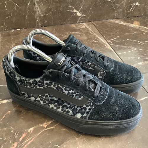 leopard velvet vans