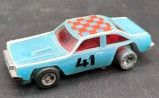 Vintage 1978 Ideal TCR 41 Blue Chevy Nova HO Slotless Jam Car 9V Tested L1216
