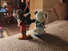 Avon Mickeys Christmas Carol Ornaments Mickey Mouse Minnie Mouse Set Of 2 — photo 3