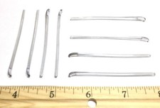 PAIR OF 2 SUPER THIN  CLEAR  RIM AND RIMLESS GLASSES FRAME BENDABLE TEMPLE TIPS