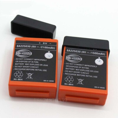 1500mAh/2100mA BA225030 6V Ni-Mh Battery For HBC Crane remote Pump truck battery