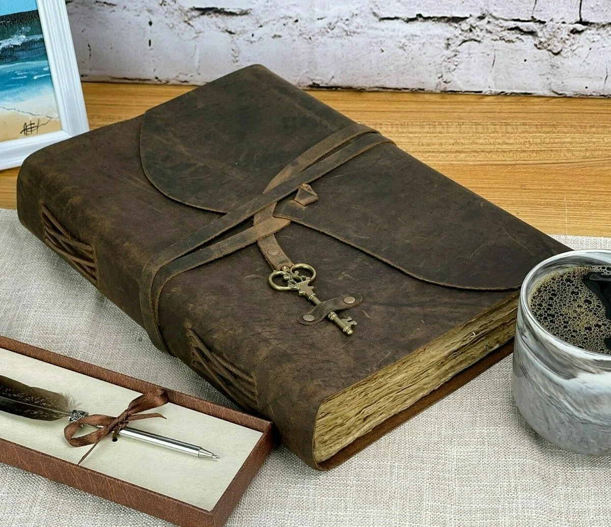 Handmade Genuine Leather Journal Notebook Leather Bound Journal