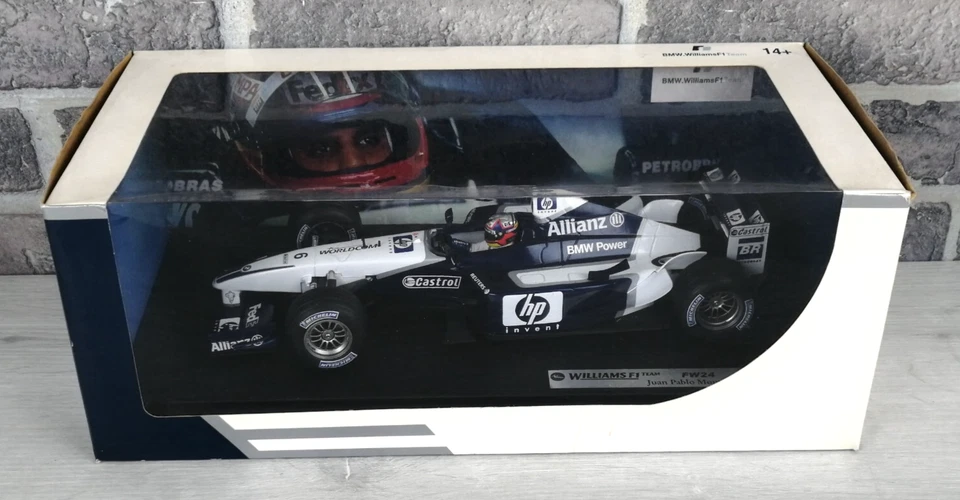WILLIAMS FW-24 - JUAN PABLO MONTOYA - HOT WHEELS - F1 TEAM - 1:18 - MODELLINO - Immagine 2 di 4