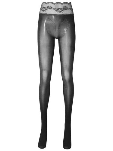 Womens Mesh See-Through Pantyhose High Waist Silky Stockings Lace Tight Lingerie - Bild 10 von 61