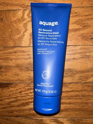 Aquage 60-Second Restorative Mask 6 oz Full Size Sealed