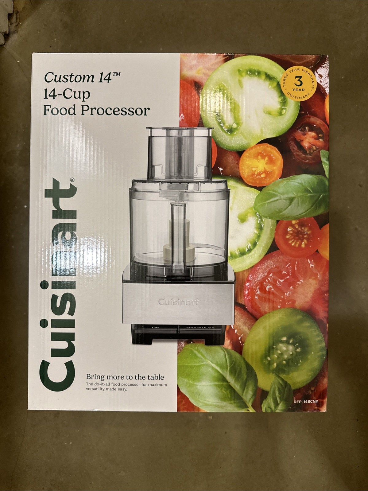CUISINEART food processor EMPTY Box