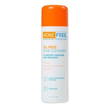 AcneFree Acne Free Oil-Free Cleanser, 8 Fl Oz Pack of 1 , WHITE,ORANGE