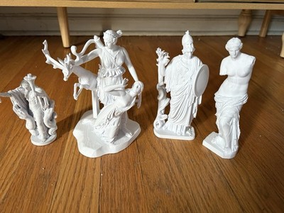 Classical Greek Statue Replica Set Athena Aphrodite Artemis Demeter 3D ...