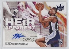 2022-23 Panini Court Kings Heir Apparent Sapphire 16/25 Malaki Branham Auto 0o6m