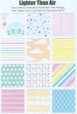 Retired Stampin' Up Lighter Than Air 6" x 6" Designer Papers