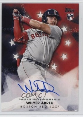 2024 Topps Series 1 Baseball Stars Wilyer Abreu #BSA-WAB Auto 1t1d