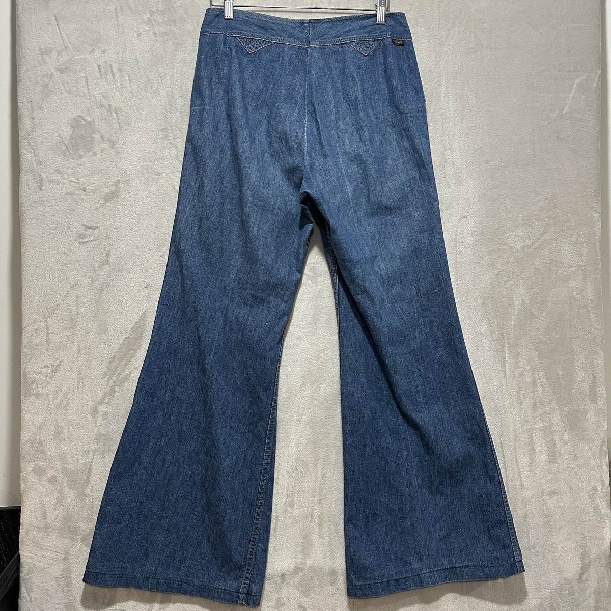 VTG 60's 70's Wrangler Misses Jeans 15/16 Flared Leg Bell Bottom