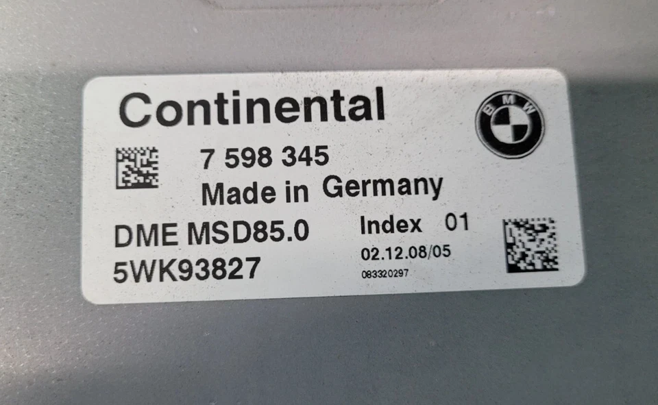 2009-2012 BMW 750i 750Li N63 ECM, CAS4, Key Fob, Ignition, Full Module Set - Image 3 of 4