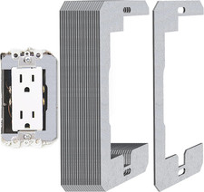 20 Pcs Wall Plate Spacer- Metal Flush Fit Device Leveling Plates- Receptacle Spa