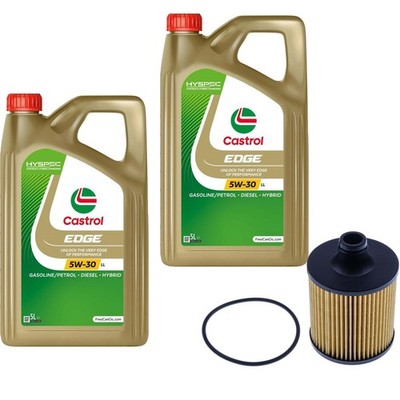DENCKERMANN Ölfilter Castrol EDGE Titanium 5W-30 LL 10L für Audi Q7 SQ7 TDI
