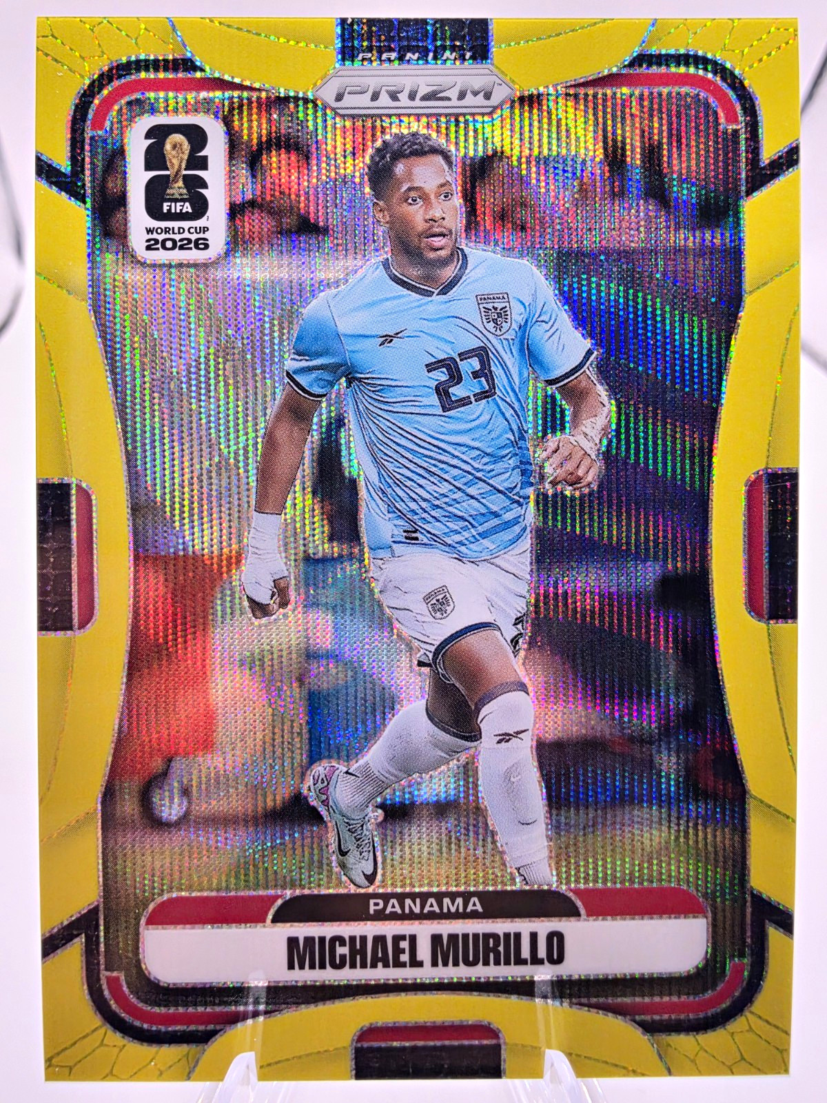 Panini Prizm World Cup 2026 Michael Murillo Panama #343 Flourecent Wave /180