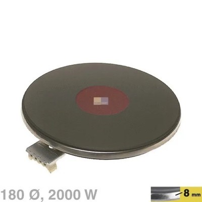 Kochplatte 180mmØ 2000W 230V EGO 18.18463.194 für Kochfeld Herd 400601198