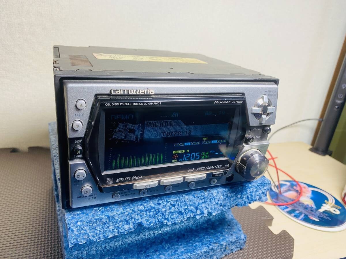 Pioneer carrozzeria FH-P88MD car stereo CD MD Player Operation