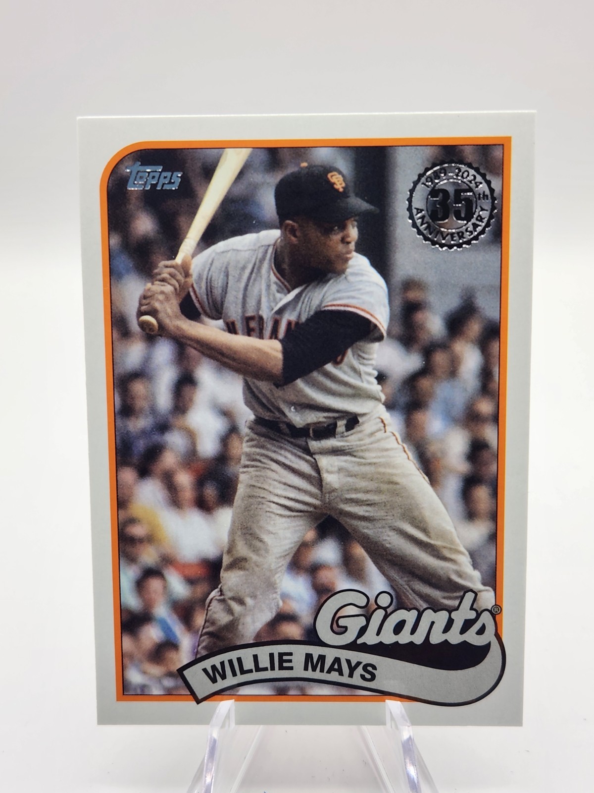 2024 Topps #89B-30 Willie Mays 1989 Topps 35th Anniversary
