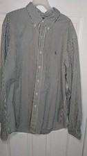 Polo Ralph Lauren Striped Button Down Long Sleeve Shirt Size XL