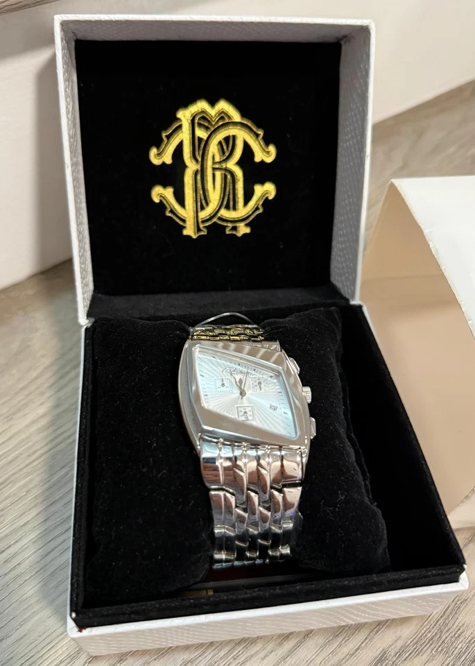 ROBERTO CAVALLI CHRONOGRAPH QUARTZ 00022-7253975025 MEN'S ..READ DETAILS..AS IS - Image 2 of 4