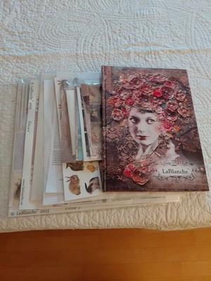 La Blanche Oster Bastelset Schrumpfbanderolen für Eier-4 Schablonen + Bastelbuch