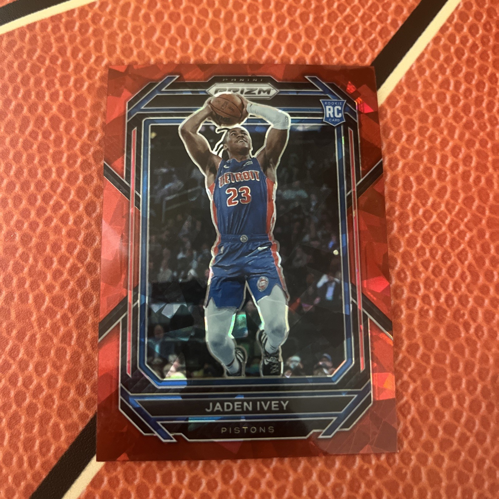 2022-23 Panini Prizm - Jaden Ivey #256 Red Ice Prizm (RC)