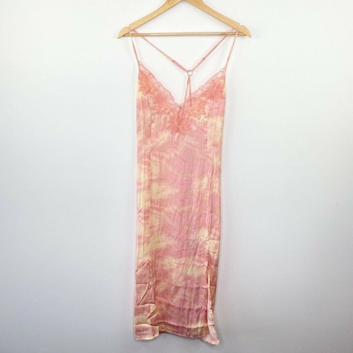 Vestido sin Mangas Free People Midi Mujer Grande Persiguiendo Sombras Rosa Tie Dye Nuevo con Etiquetas - Imagen 2 de 10