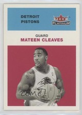 2001-02 Fleer Platinum Mateen Cleaves #163 11pj