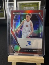 VRENZ BLEIJENBERGH AUTO /199 RED 2021 Panini Prizm Draft Picks ROOKIE #DP-WBL #B