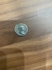 Roman silver denarius coin an eagle on the reverse, Emperor Vespasian (69-79 AD