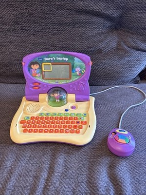VTech Dora The Explorer Laptop Computer voll funktionsfähig INTERAKTIVES LERNEN Spielzeug 