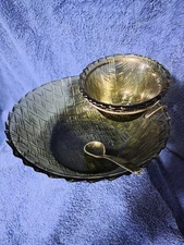 Indiana Glass Complete Chip And Dip Set