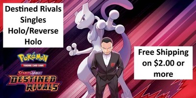 SV: Destined Rivals Singles for Master Sets/Base [Holo/Reverse Holo]-Choose Card