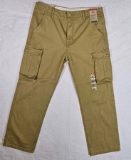 Levis Men's Size 34 x 30 Relaxed Fit Ace Cargo Pants Beige Khaki Brown Tan New