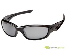 Oakley Straight Jacket Polarized Sunglasses 12-935 Polished Black/Black Iridium