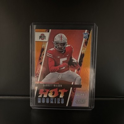 2022 Score Garrett Wilson Hot Rookies RC /10 Jets Buckeyes RARE ROOKIE