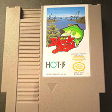 The Black Bass NES Nintendo 1989 HOT-B Authentic Cartridge NES-BO-USA