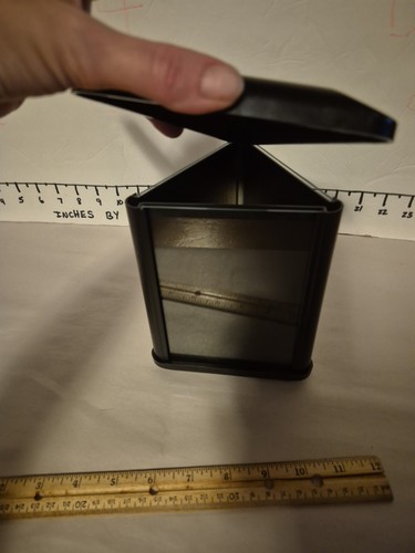 Vintage 3 Sided Photo Frame Art Deco 6.75" Tall Unique Find - Picture 10 of 13