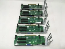 Lot of 5 Dell PowerEdge R710 PCIe Server Riser Card Dell P/N: MX843  w/Cage
