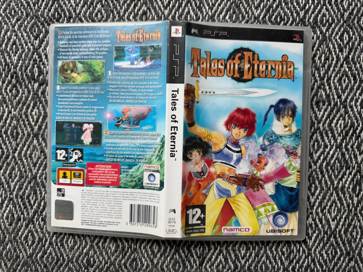 psp TALES Of ETERNIA Game *NI* (Works on US Consoles) Region Free