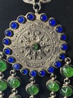Massive 135g Vintage Tribal Sterling Silver Dangle Pendant Necklace 22" Ethnic⁠ — photo 4